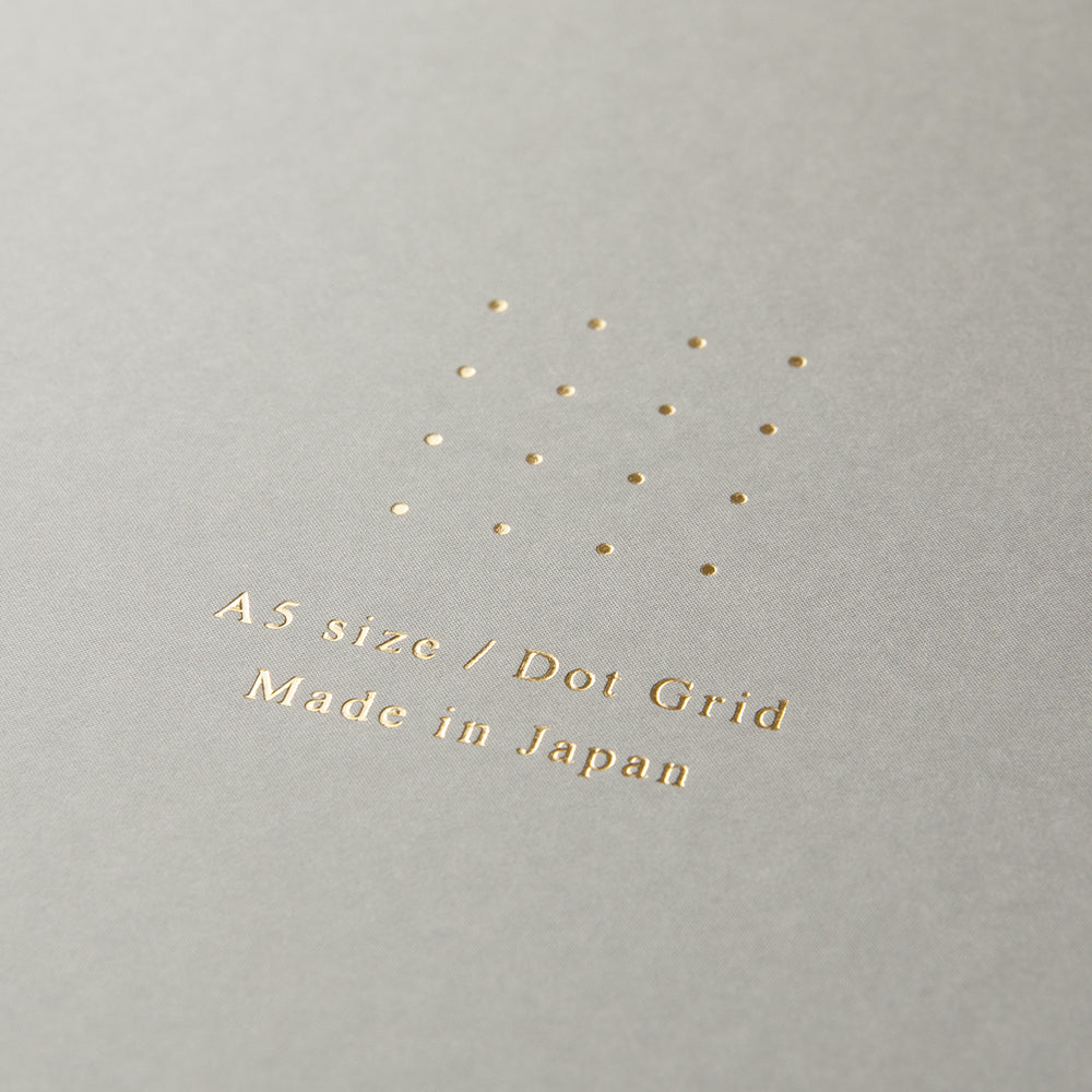 Midori - Paper Pad Color Dot Grid - Grey-Notitieblok-DutchMills