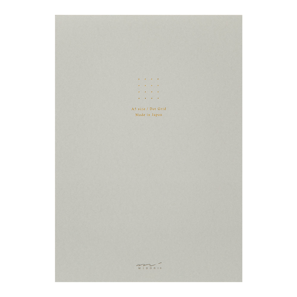 Midori - Paper Pad Color Dot Grid - Grey-Notitieblok-DutchMills