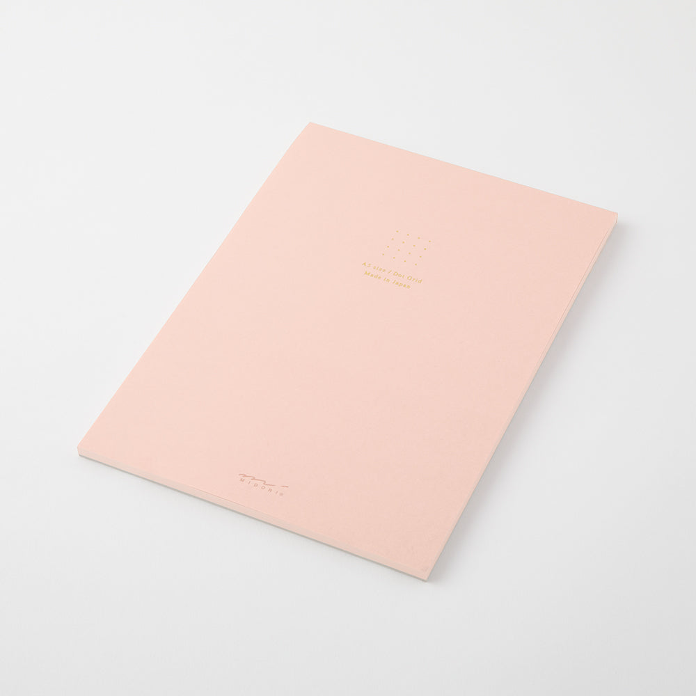 Midori - Paper Pad Color Dot Grid - Pink-Notitieblok-DutchMills