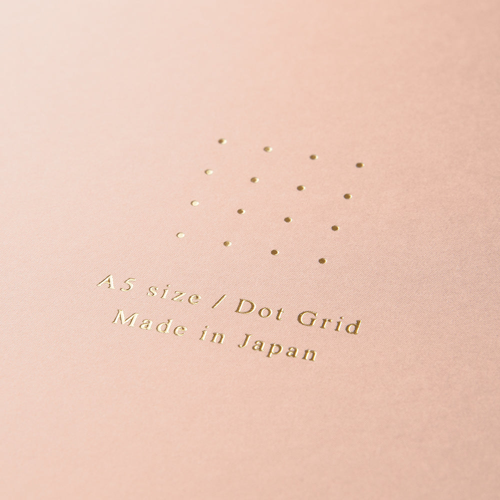 Midori - Paper Pad Color Dot Grid - Pink-Notitieblok-DutchMills