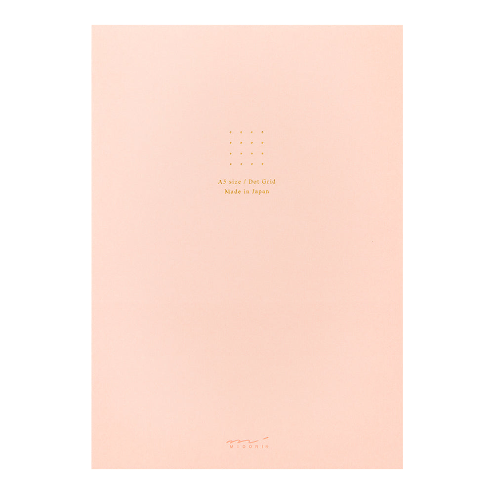 Midori - Paper Pad Color Dot Grid - Pink-Notitieblok-DutchMills