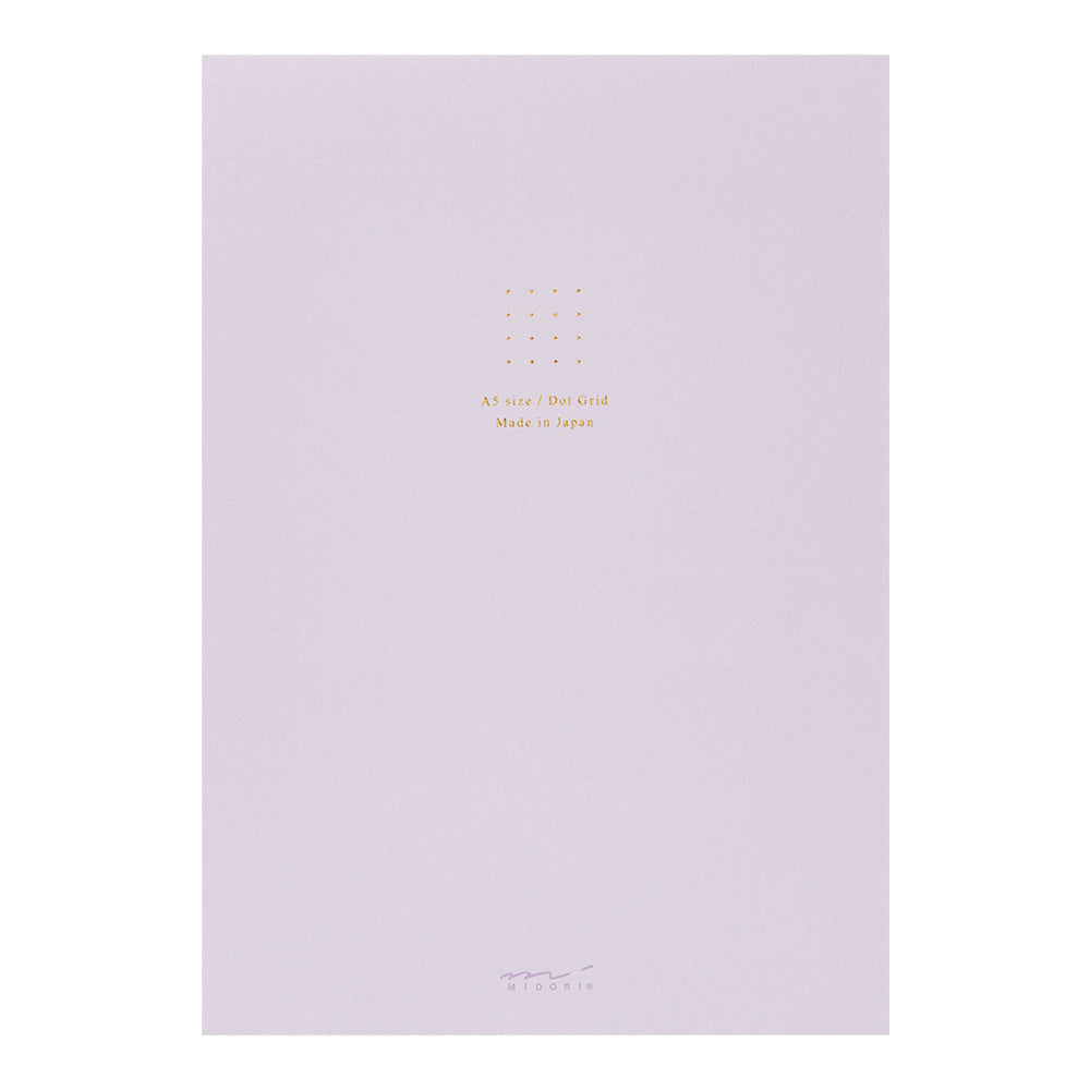 Midori - Paper Pad Color Dot Grid - Purple-Notitieblok-DutchMills