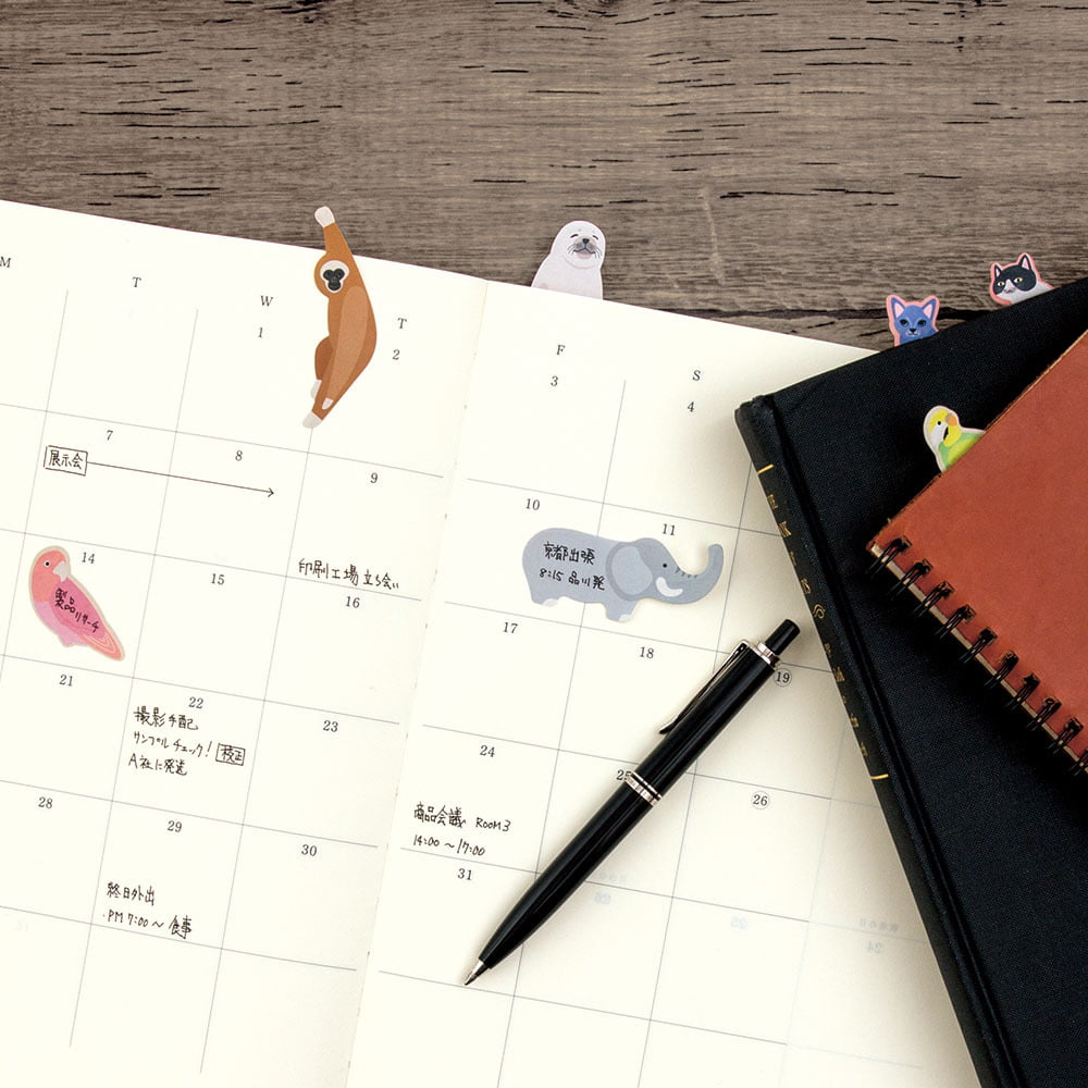 Midori - Point Marker S Cats-Sticky Notes-DutchMills
