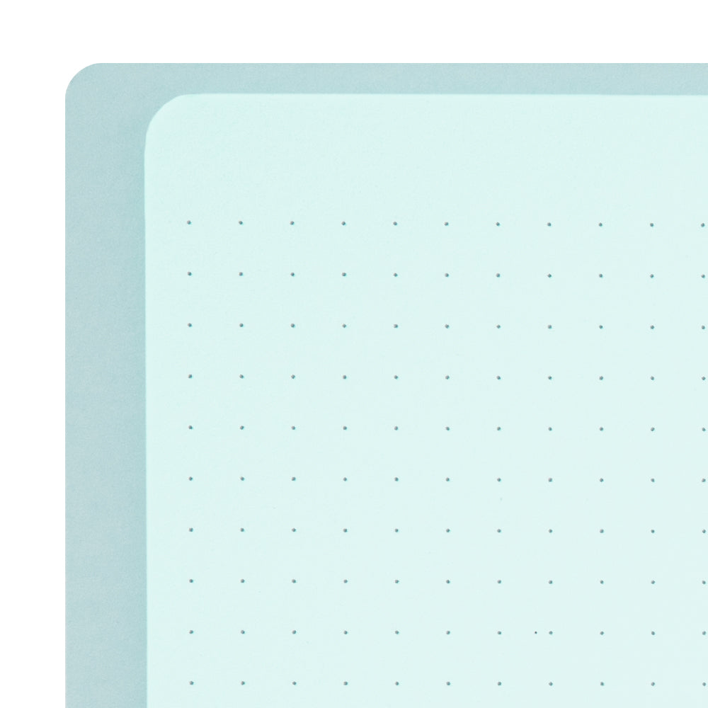 Midori - Ring Notebook Color Dot Grid - Blue-Spiraalboek-DutchMills