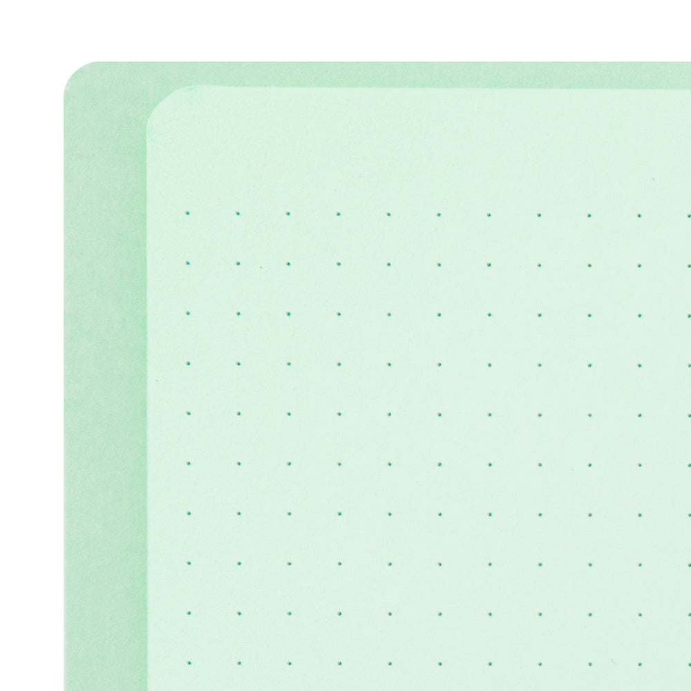 Midori - Ring Notebook Color Dot Grid - Green-Spiraalboek-DutchMills