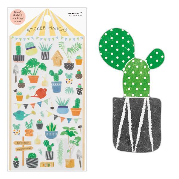 Midori - Sticker Marché Cactus-Sticker-DutchMills