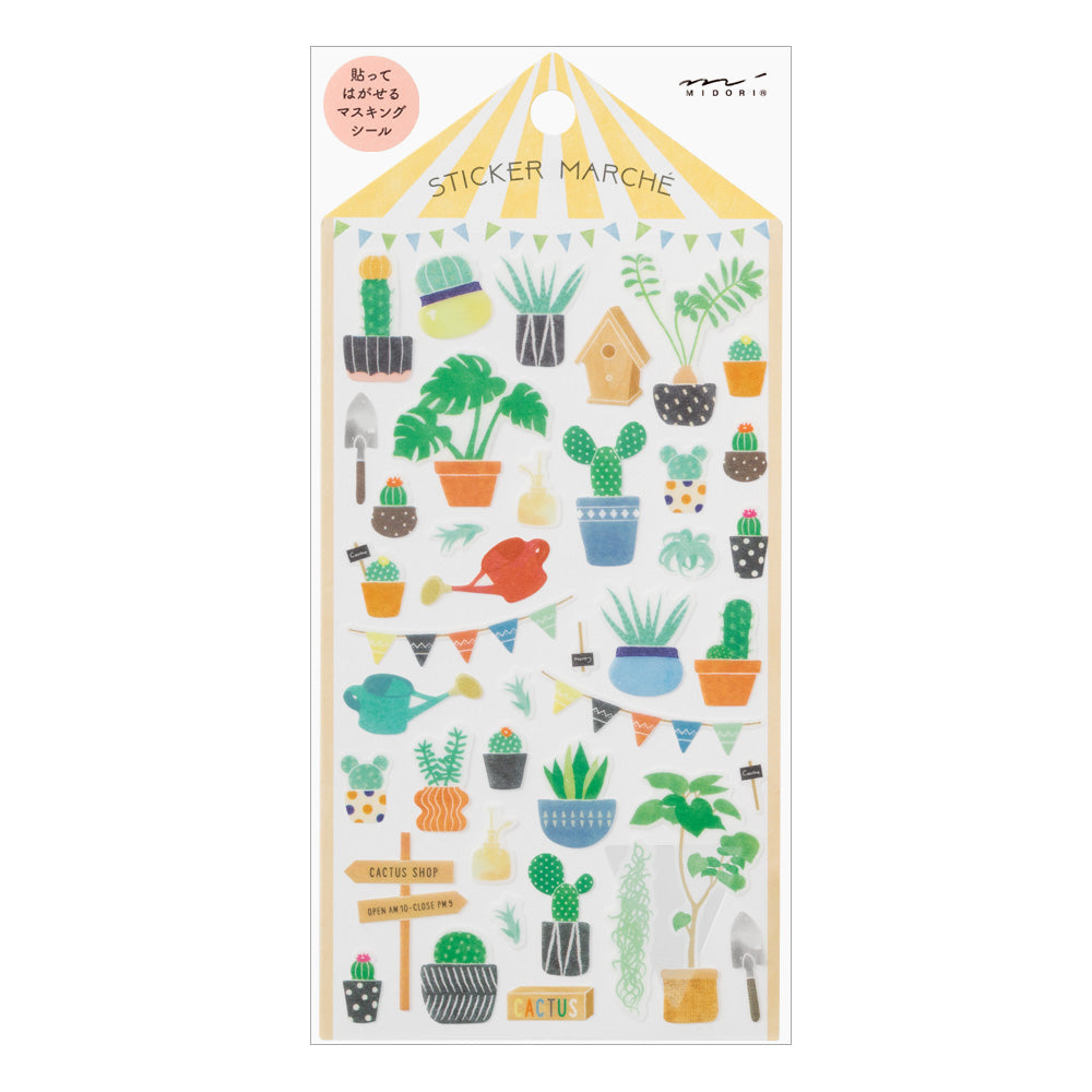 Midori - Sticker Marché Cactus-Sticker-DutchMills