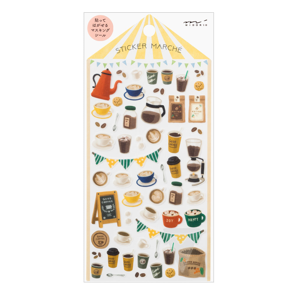 Midori - Sticker Marché Coffee-Sticker-DutchMills
