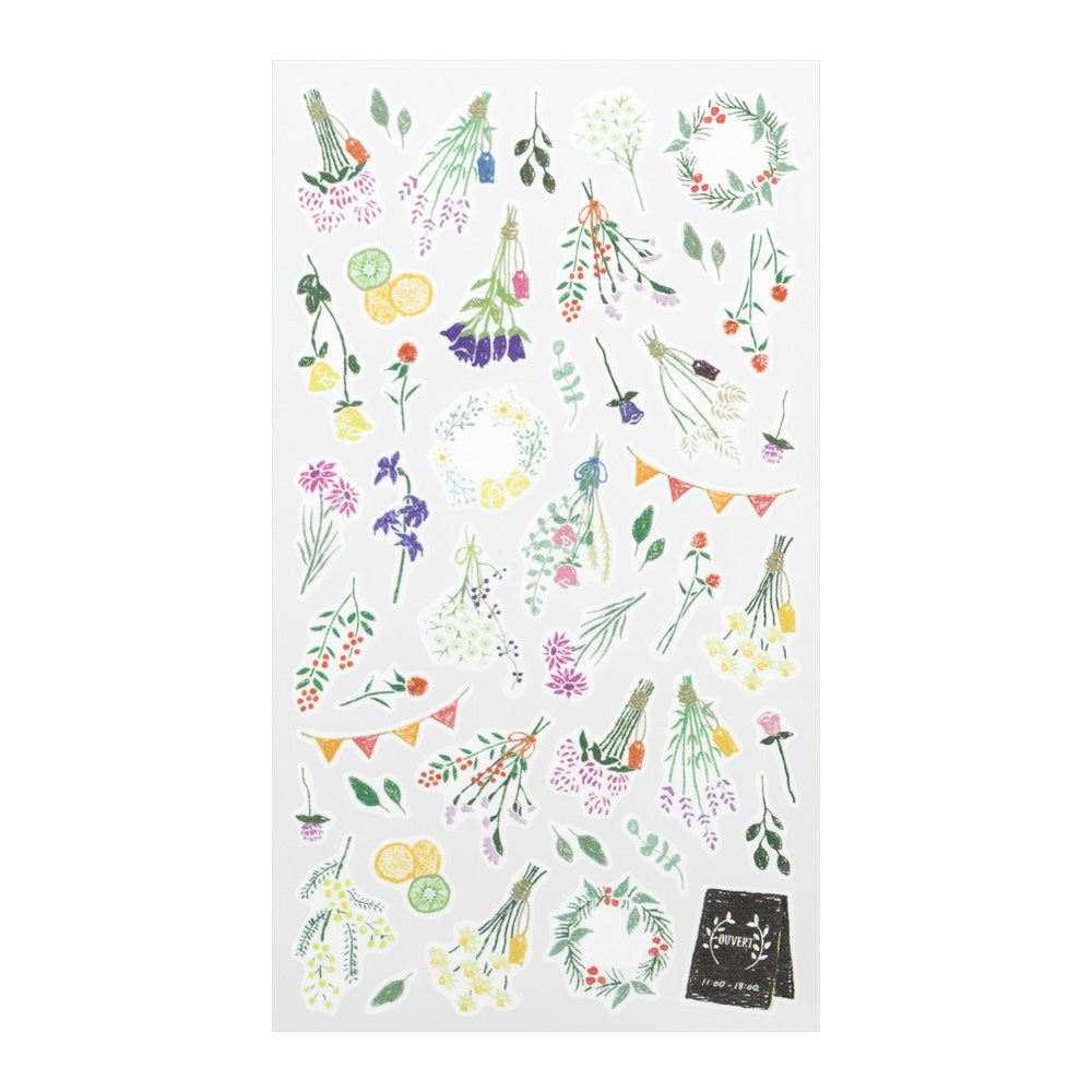 Midori - Sticker Marché Dried Flower-Sticker-DutchMills