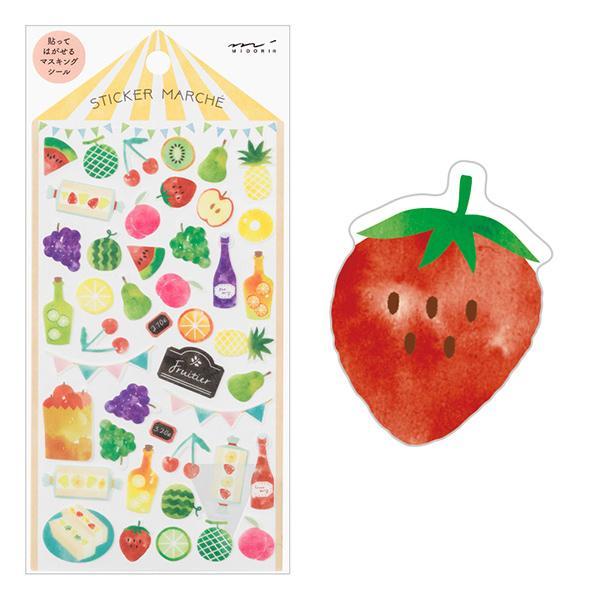 Midori - Sticker Marché Fruit-Sticker-DutchMills