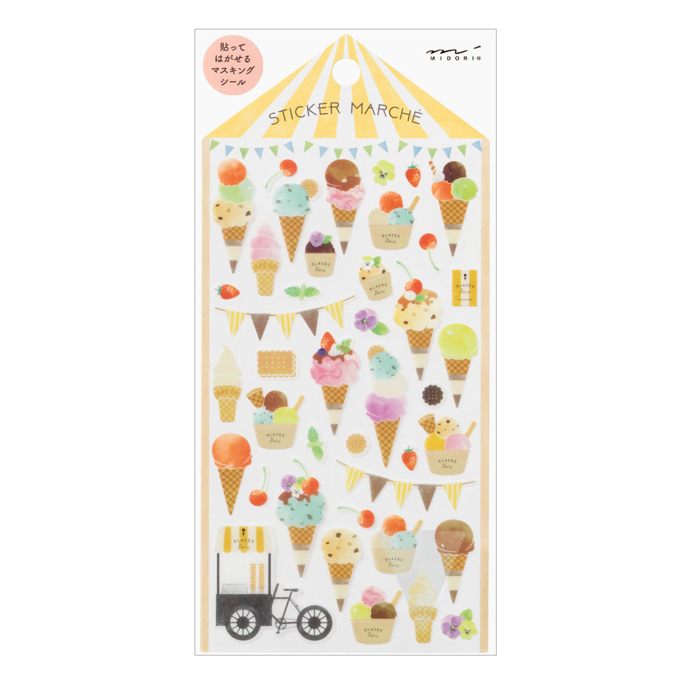 Midori - Sticker Marché Ice Cream-Sticker-DutchMills