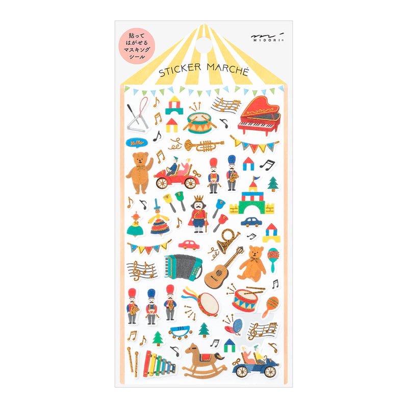 Midori - Sticker Marché Toys-Sticker-DutchMills