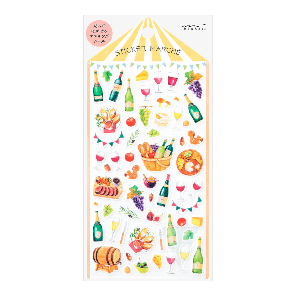 Midori - Sticker Marché Wine-Sticker-DutchMills