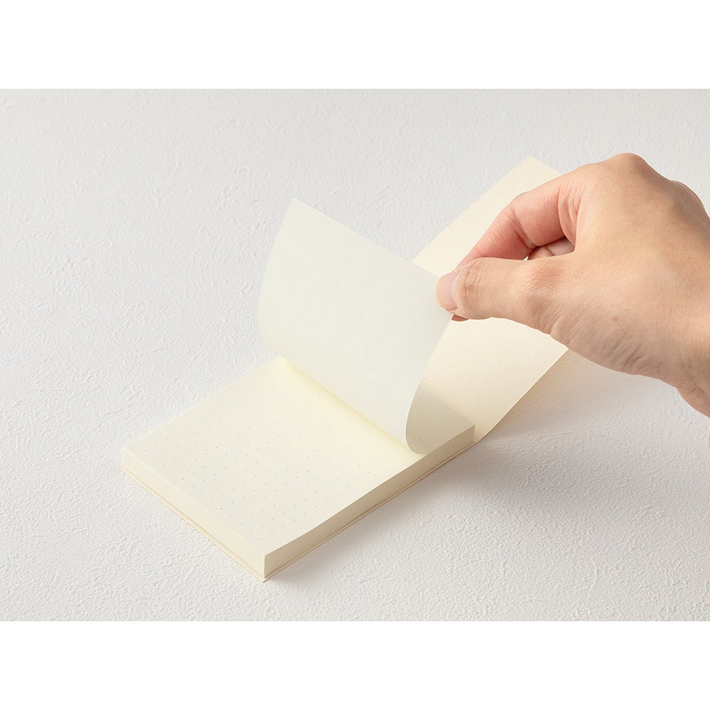 Midori - Sticky Memo Pad (A7) - Dot Grid-Sticky Notes-DutchMills