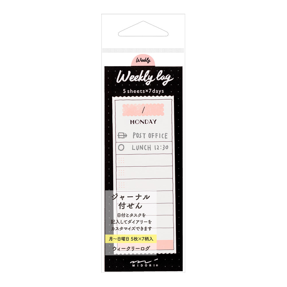 Midori - Sticky Notes Weekly Log-Sticky Notes-DutchMills