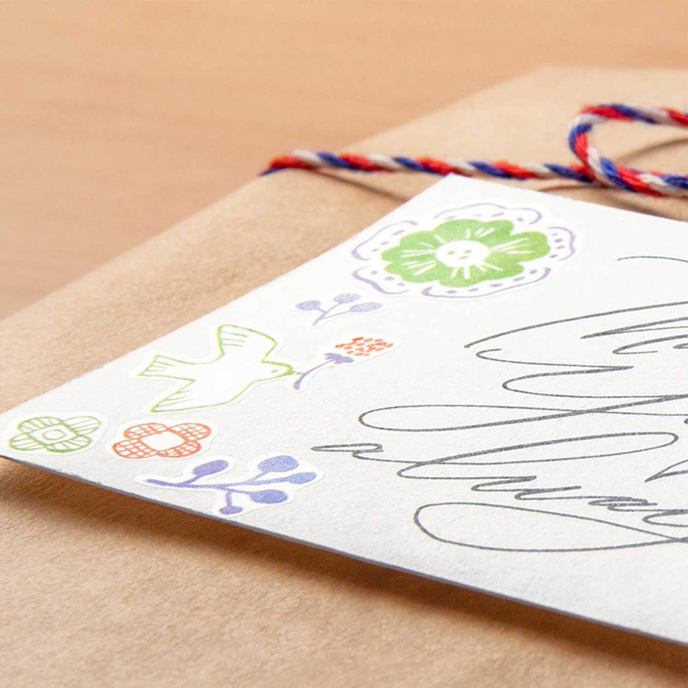 Midori - Transparant stickers - Scandinavian Textile Patterns-Sticker-DutchMills