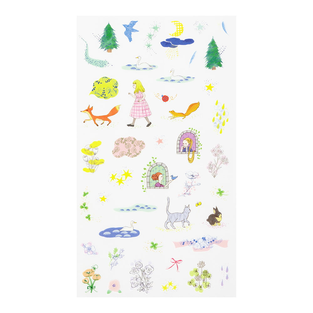 Midori - Transparant stickers - Storybook-Sticker-DutchMills