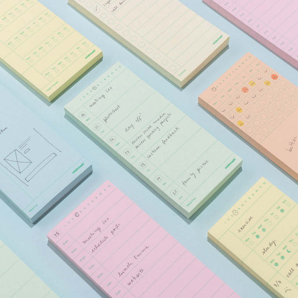 Mishmash - Notepad Week Plan-Planner-DutchMills
