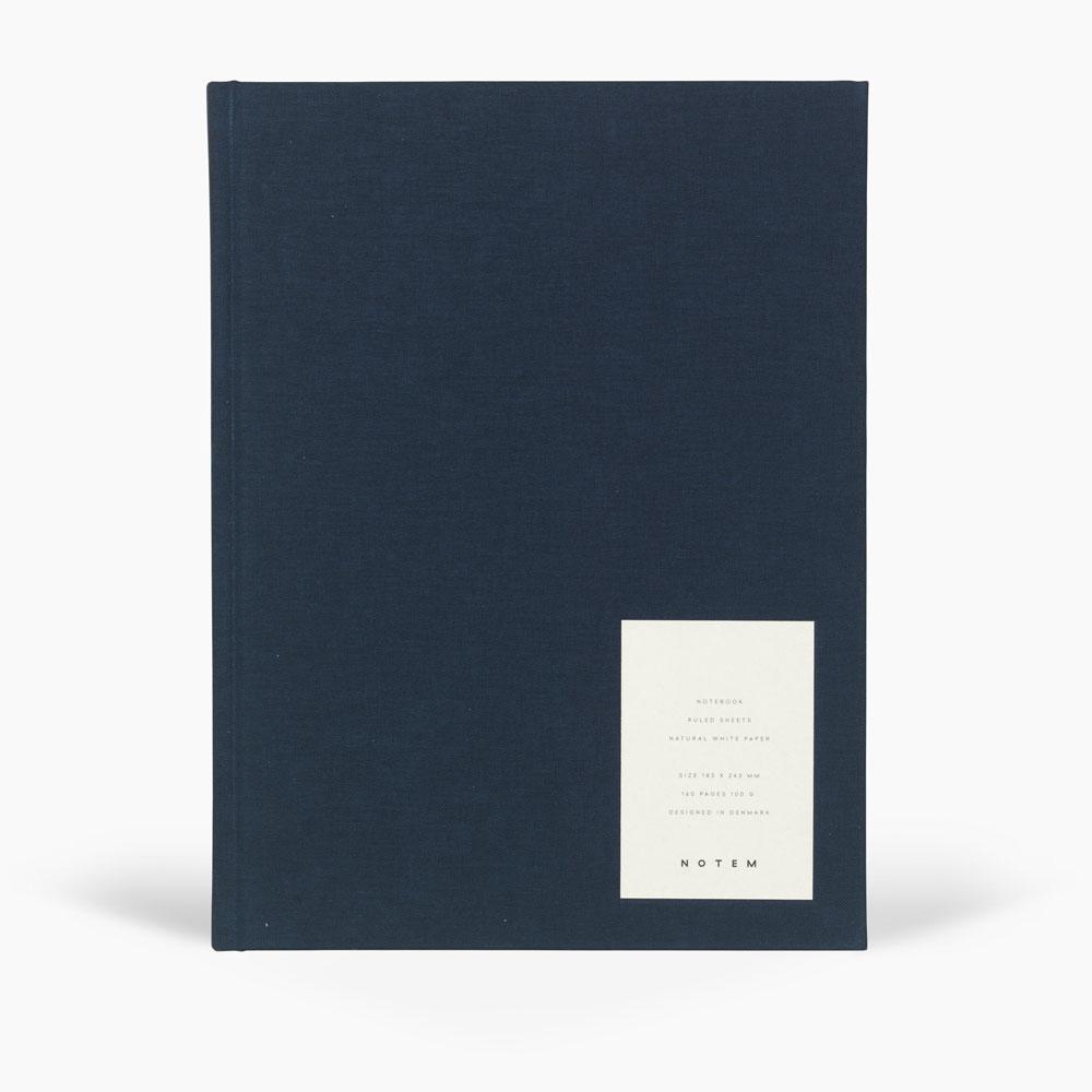 NOTEM - EVEN Notebook Large - Dark Blue-Notitieboek-DutchMills