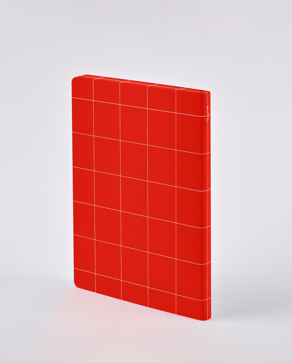 Nuuna notitieboek - Break The Grid Red-Notitieboek-DutchMills