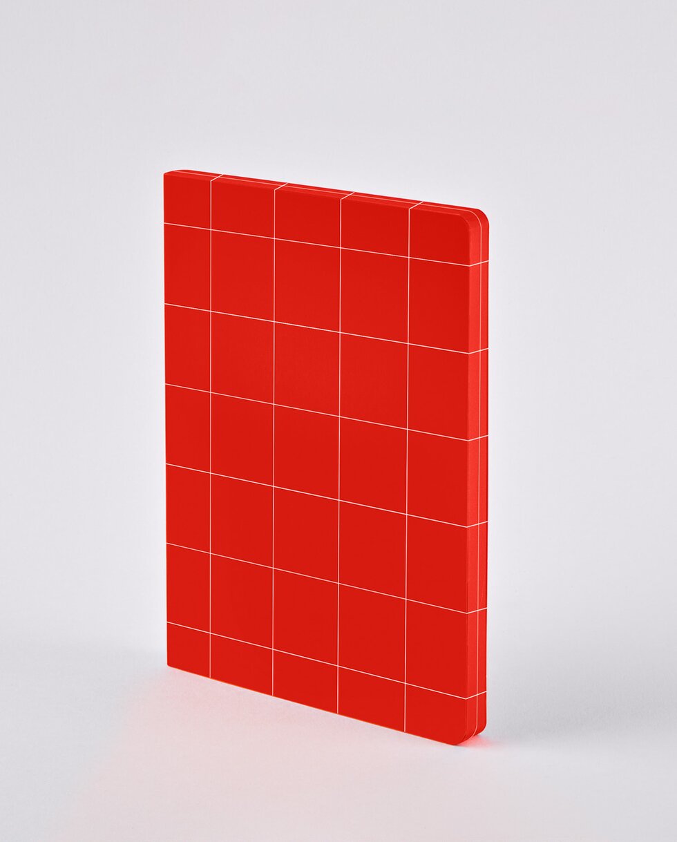 Nuuna notitieboek - Break The Grid Red-Notitieboek-DutchMills