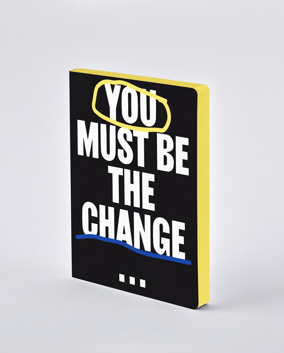 Nuuna notitieboek - You Must Be The Change-Notitieboek-DutchMills