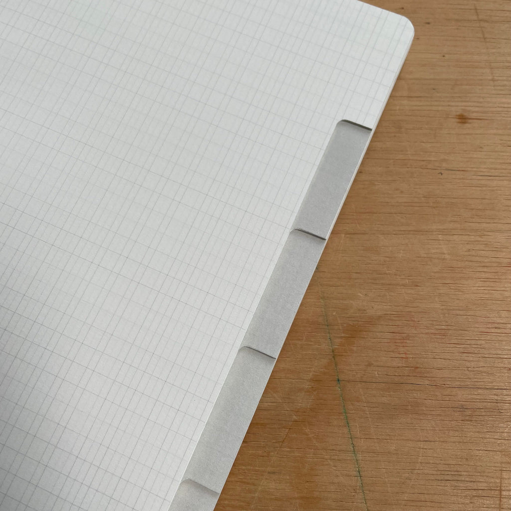 O-Check Design - Tabbed Notebook - Green-Notitieboek-DutchMills