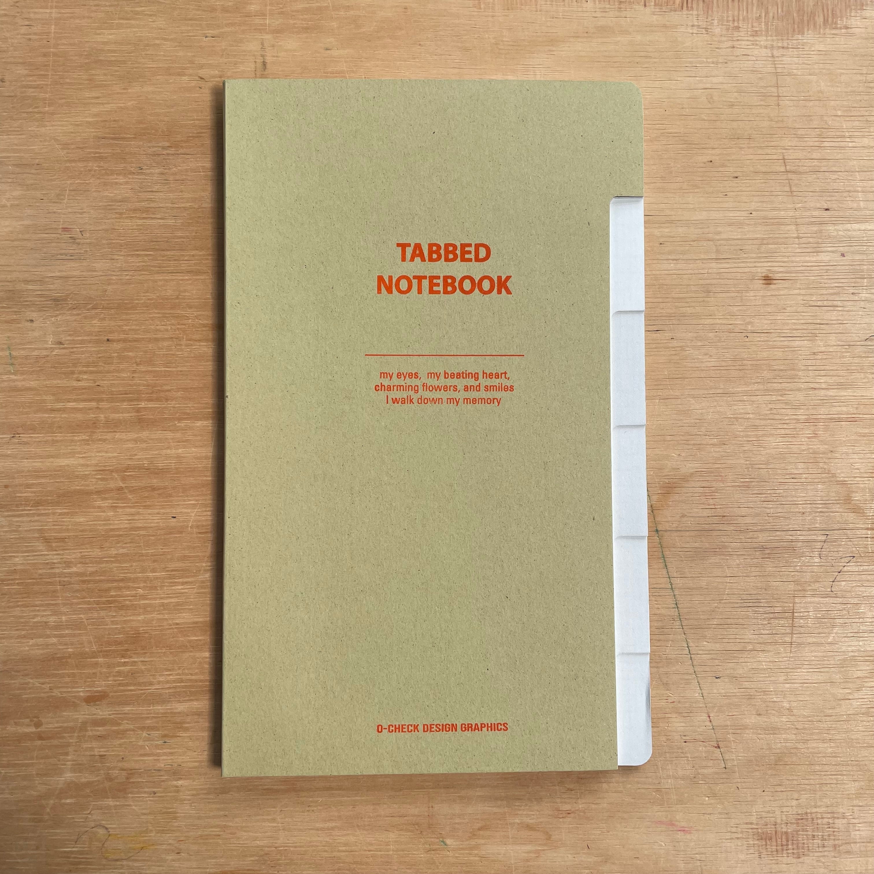 O-Check Design - Tabbed Notebook - Yellow-Notitieboek-DutchMills