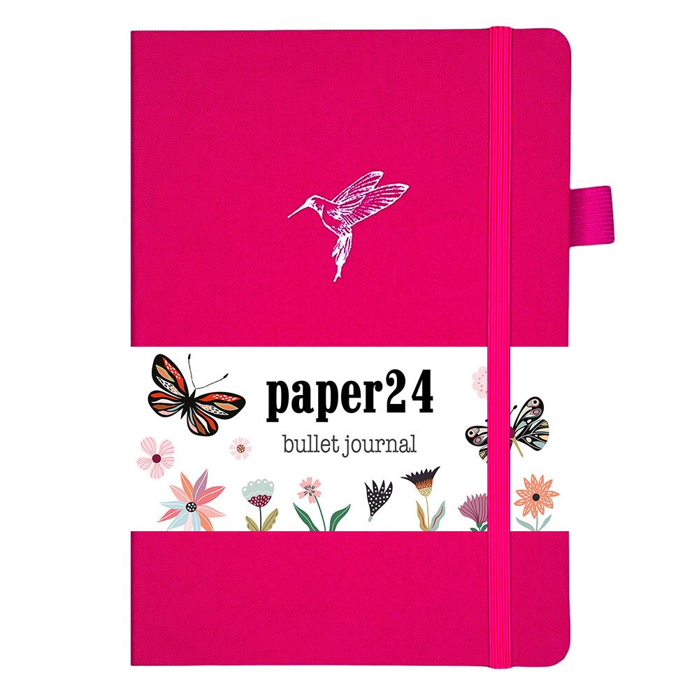 Paper24 - Bullet Journal Blossom Hummingbird A5 Dot Grid-Notitieboek-DutchMills