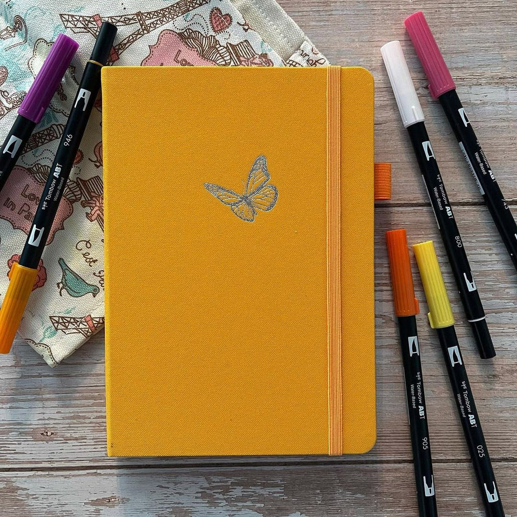 Paper24 - Bullet Journal Summer Butterfly A5 Dot Grid-Notitieboek-DutchMills