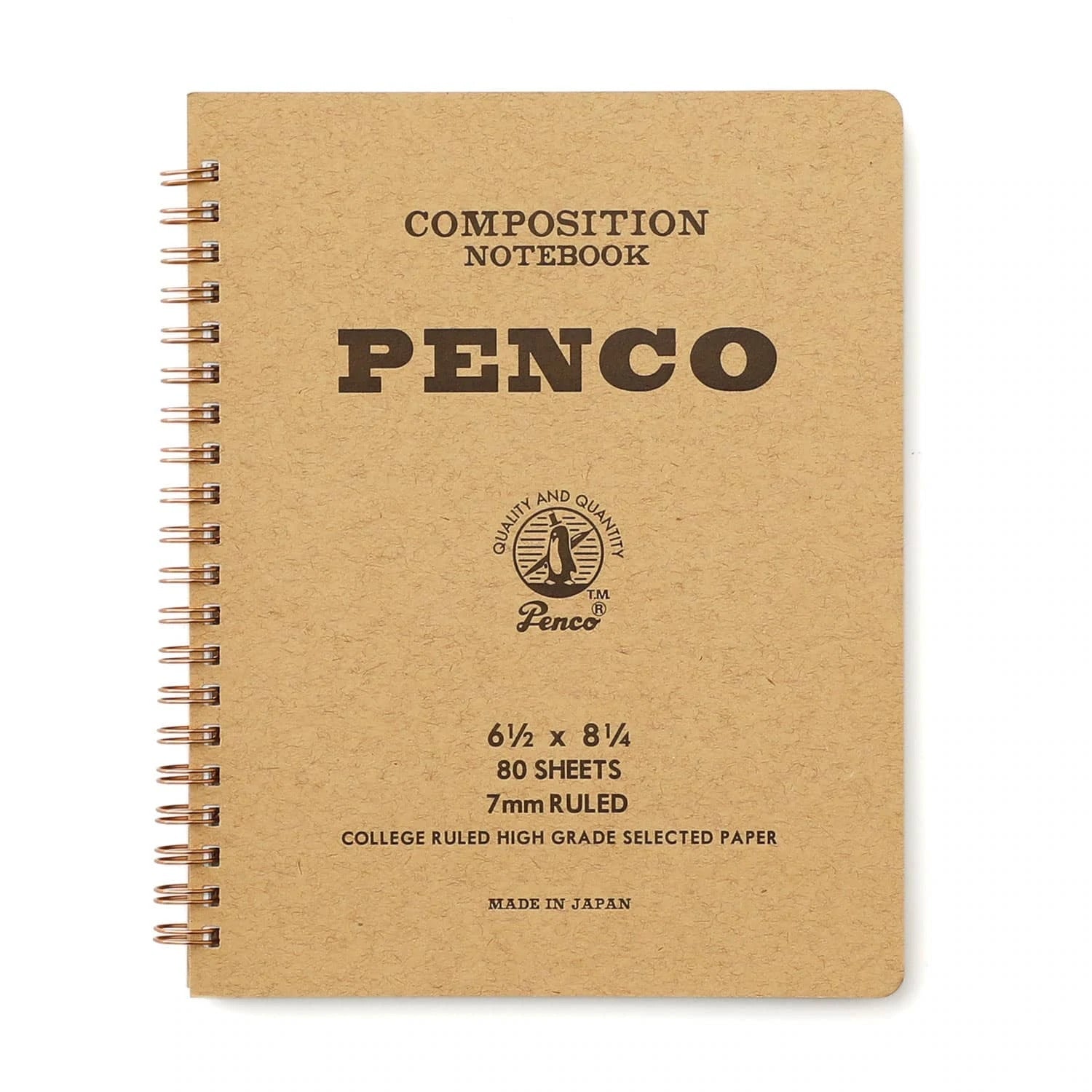 Penco - Coil Notebook Large - Natural-Notitieboek-DutchMills