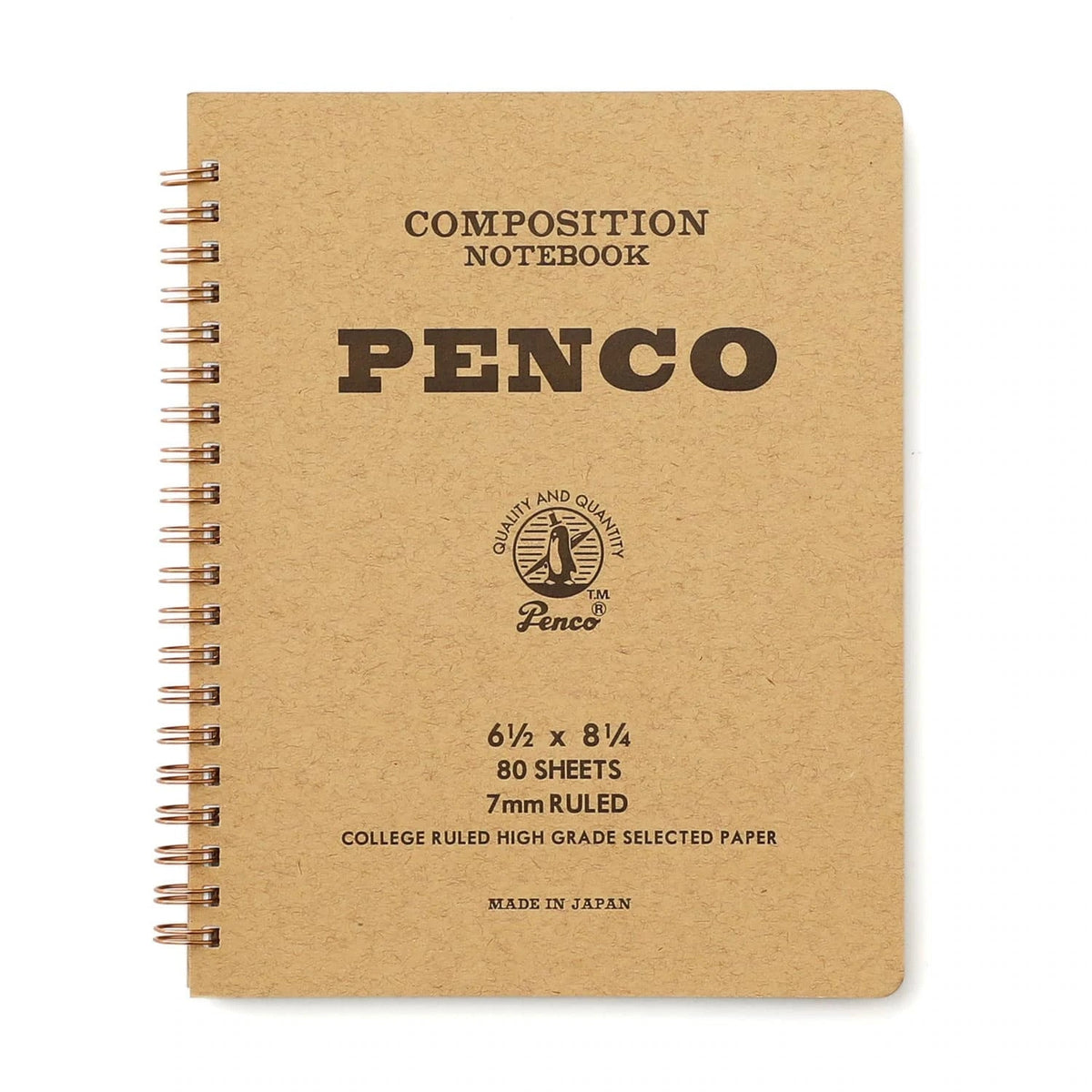 Penco - Coil Notebook Large - Natural-Notitieboek-DutchMills
