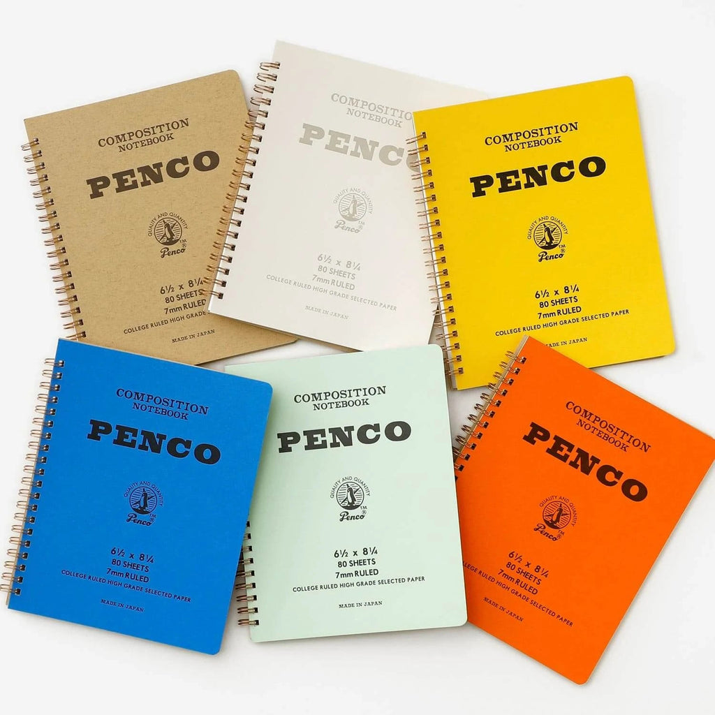 Penco - Coil Notebook Large - White-Notitieboek-DutchMills