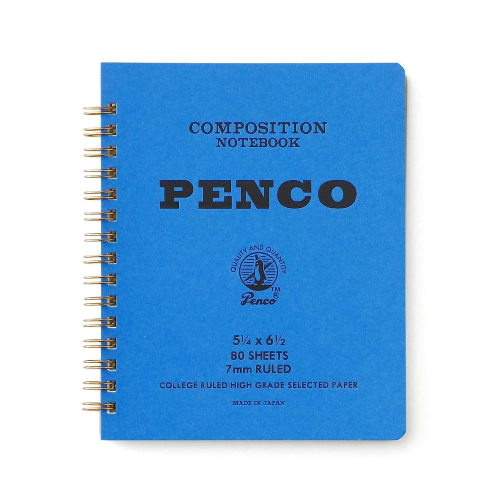 Penco - Coil Notebook Medium - Blue-Notitieboek-DutchMills