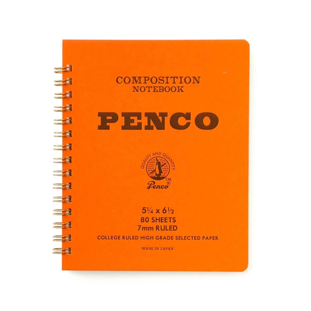 Penco - Coil Notebook Medium - Orange-Notitieboek-DutchMills