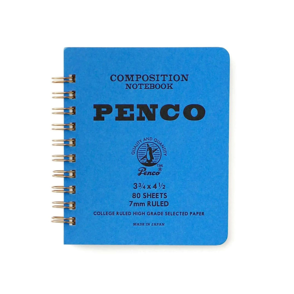 Penco - Coil Notebook Small - Blue-Notitieboek-DutchMills
