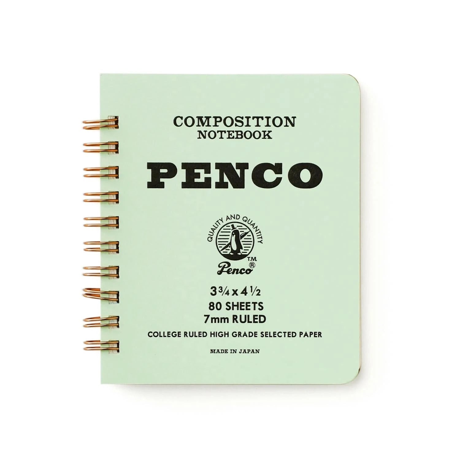 Penco - Coil Notebook Small - Mint-Notitieboek-DutchMills