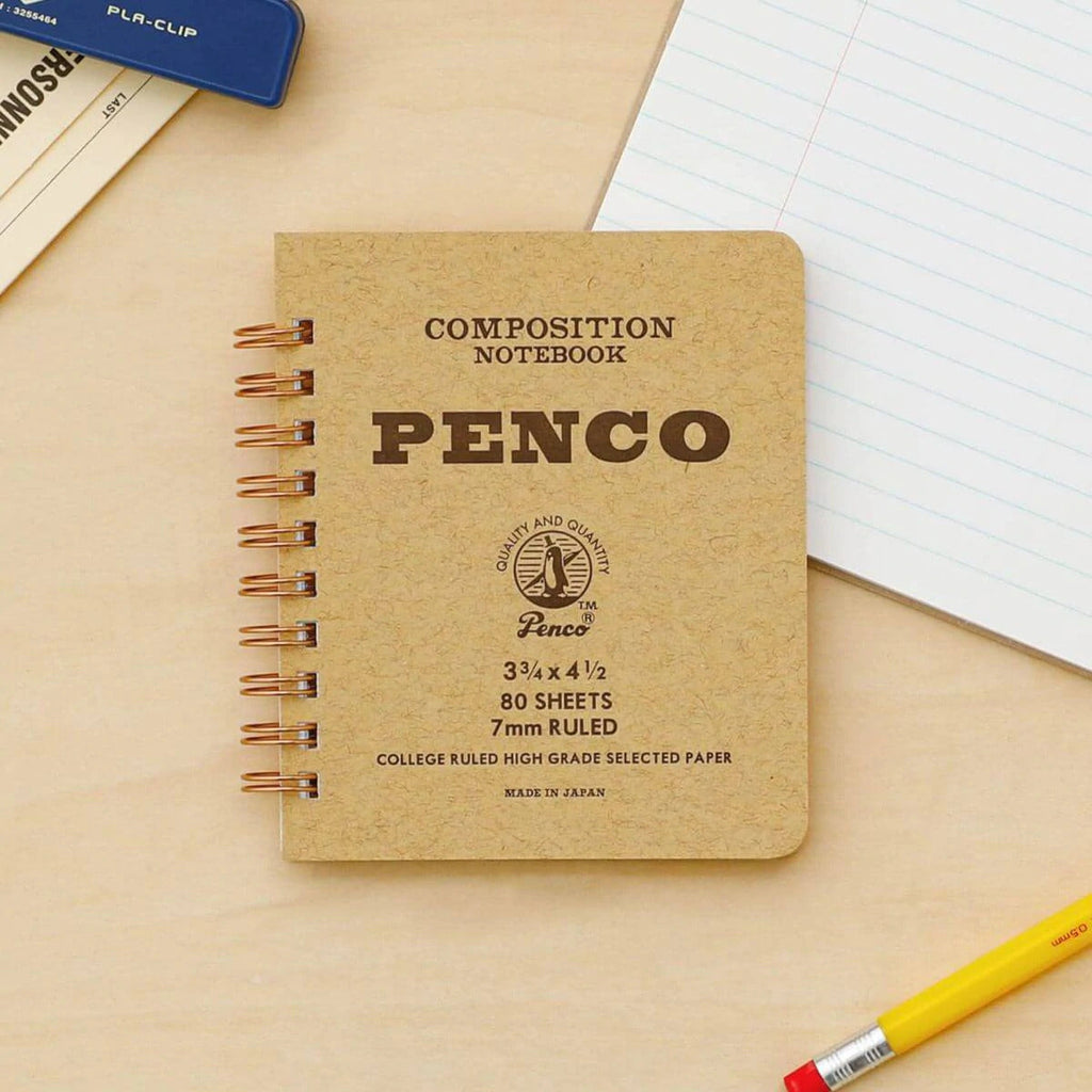 Penco - Coil Notebook Small - Orange-Notitieboek-DutchMills