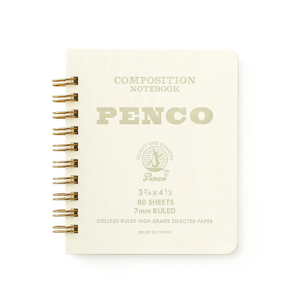 Penco - Coil Notebook Small - White-Notitieboek-DutchMills