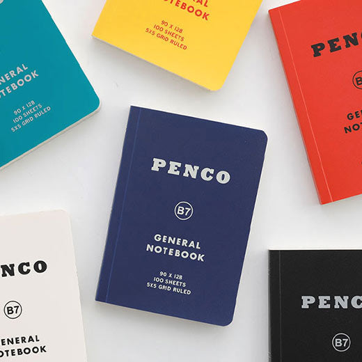 Penco - Soft PP Notebook B7 - Navy-Notitieboek-DutchMills