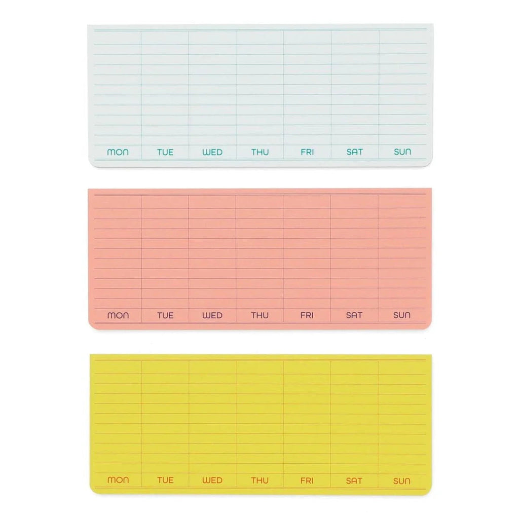 Penco - Sticky Memo Pad Weekly - Pink-Memopad-DutchMills