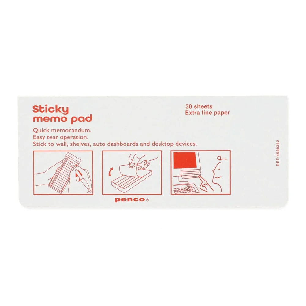 Penco - Sticky Memo Pad Weekly - Pink-Memopad-DutchMills