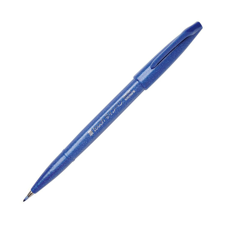 Pentel - Brush Sign Pen SES15C - Blauw-Stift-DutchMills