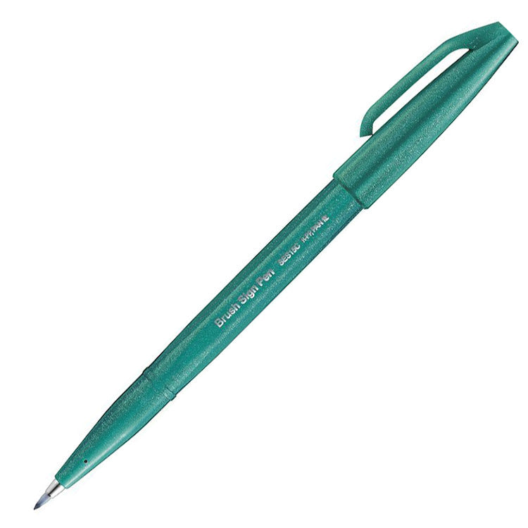 Pentel - Brush Sign Pen SES15C-D3X - Turqoise Groen (Turqoise Green)-Stift-DutchMills
