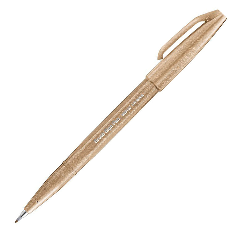 Pentel - Brush Sign Pen SES15C-E2X - Licht Bruin (Pale Brown)-Stift-DutchMills