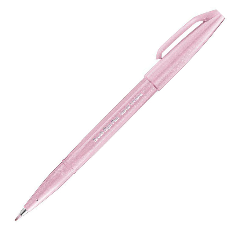 Pentel - Brush Sign Pen SES15C-P3X - Licht Roze (Pale Pink)-Stift-DutchMills
