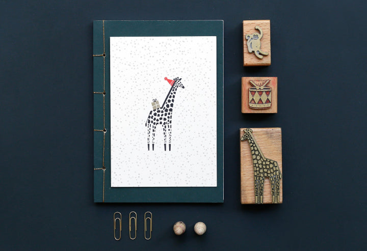 Perlenfischer - Giraffe-Stempel-DutchMills