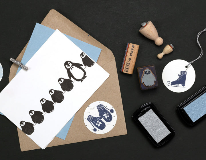 Perlenfischer - Pinquin-Stempel-DutchMills