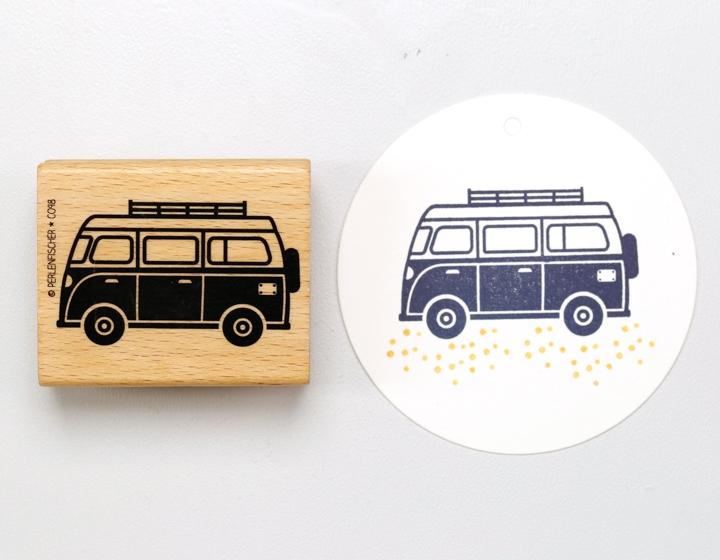 Perlenfischer - Volkswagenbusje-Stempel-DutchMills