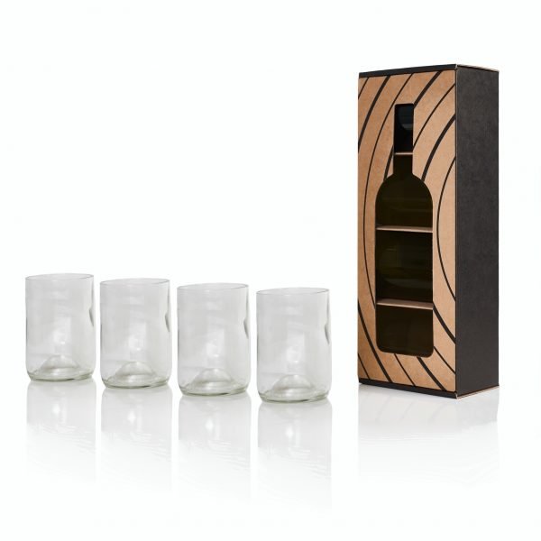 Rebottled - Tumbler 4-pack - Doorzichtig-Glaswerk-DutchMills
